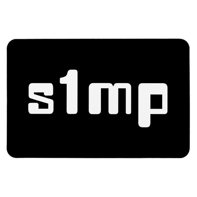 Imán Simp número uno (Horizontal)