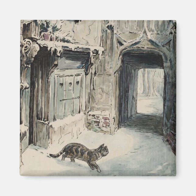 Imán Simpkin el gato sale (por Beatrix Potter) (Frente)