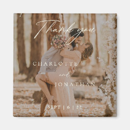 Imán Simple caligrafía moderna Fotos favoritas de matri