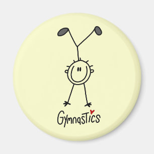Imán Simple Figura de Palitos Gimnasta