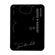 Simple Foto Moderna Tira Guardar Fecha