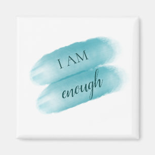 Imán Simple Inspiración Cita Que Soy Suficiente Afirma