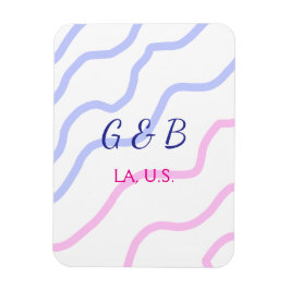 Imán SIMPLE MINIMAL agregar el nombre de la pareja nomb