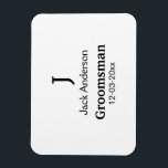 Imán SIMPLE MINIMAL añade tu nombre regalo personalizad<br><div class="desc">diseño</div>