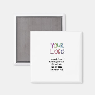 Imán simple mínimo añadir su logotipo/diseño aquí texto