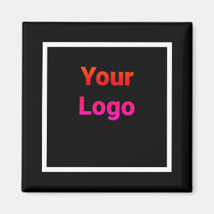 Imán simple mínimo personalizado acuarela añadir sitio