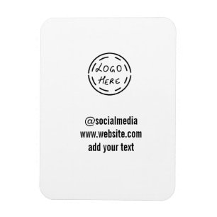 Imán simple mínimo personalizado acuarela añadir sitio 