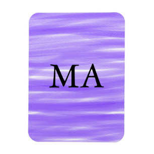 Imán Simple monograma añade tu letra nombre hombre mini