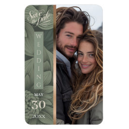 Imán Simple Sage Luxe Bloom Flexible Photo Magnet