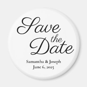 Imán Simple Save the Date