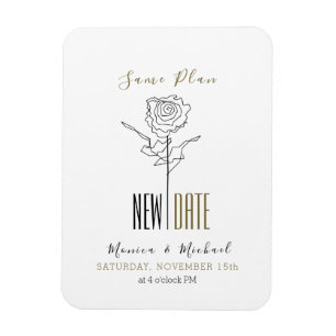 Imán Simple Wedding Postponed Change The Date