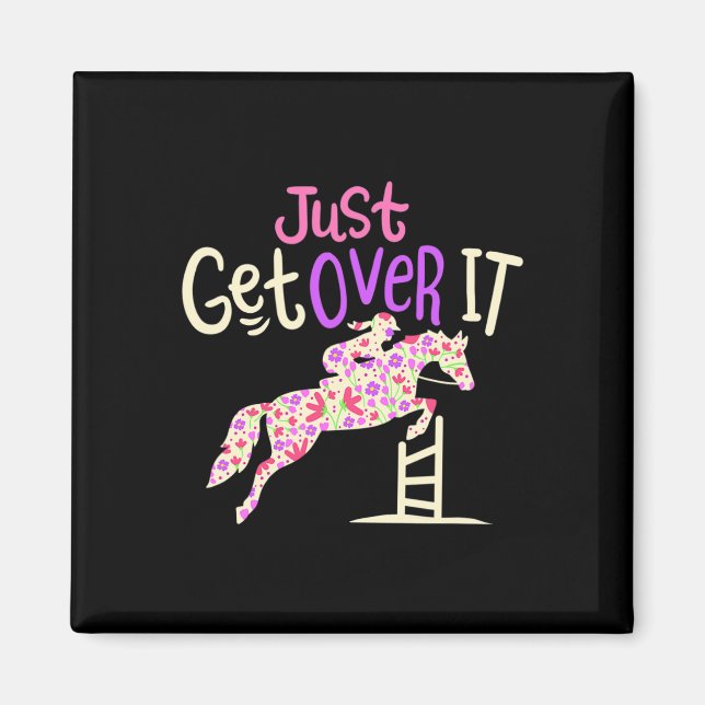 Imán Simplemente Supere A Caballo Montando Por La Gir E (Frente)