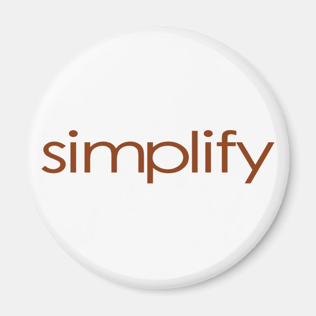 Imán Simplificar (Frente)