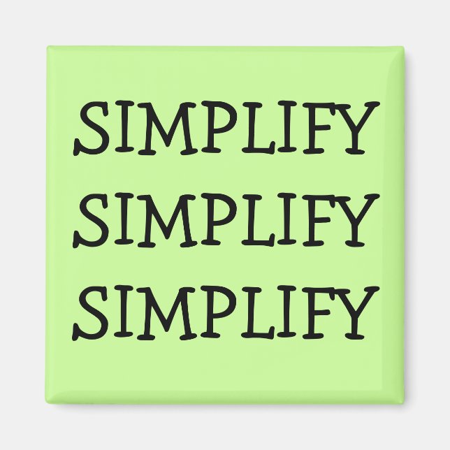 IMÁN SIMPLIFICAR MAGNET (Frente)