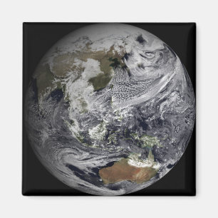 Imán Simulación de la nube de la tierra llena