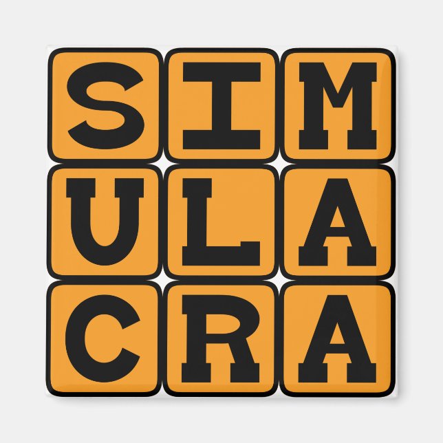 Imán Simulacros, Representación de Algo (Frente)