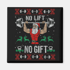 Imán Sin ascensor sin regalo Navidades feos Sweater Gym