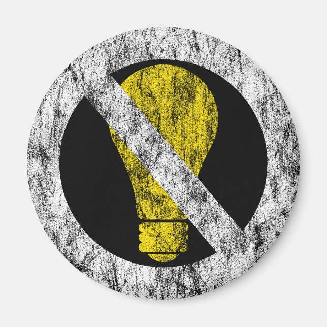 Imán sin bombillas incandescentes (Frente)