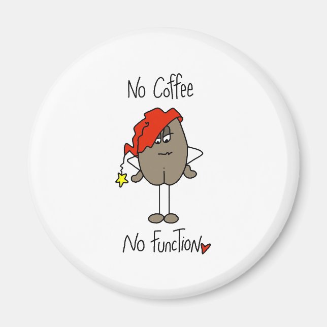 Imán Sin café sin función (Frente)