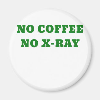 Imán Sin café sin rayos X