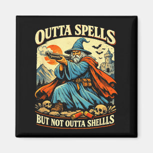 Imán Sin conjuros pero no sin hechizos de mago fantasía