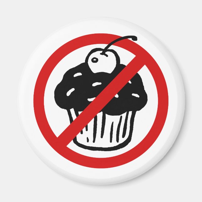 Imán Sin Cupcakes (Frente)