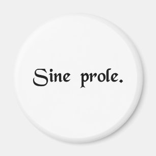 Imán Sin descendencia.