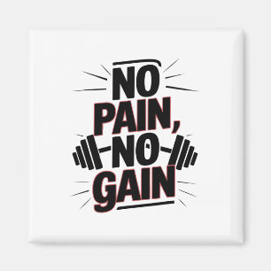 Imán Sin Dolor No Ganancia Motivación Gimnasio Citas De