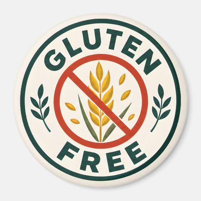 Imán Sin Gluten  (Frente)
