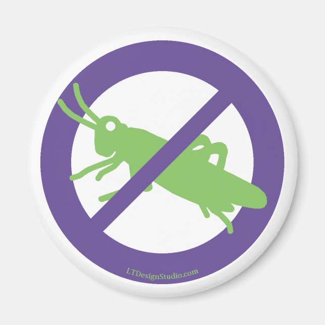 Imán Sin Grasshoppers - Magnet (Frente)