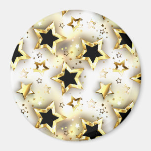 Imán Sin inconvenientes de luz con estrellas de oro