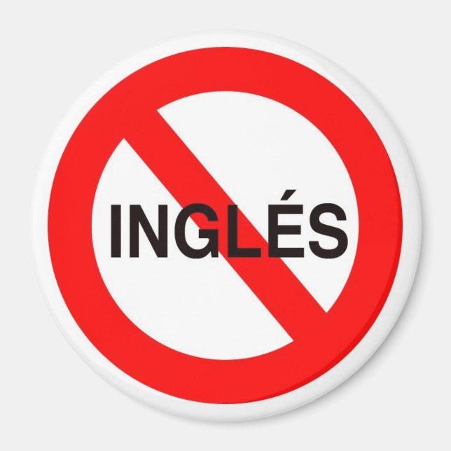 Imán SIN INGLÉS - Sin inglés (Frente)