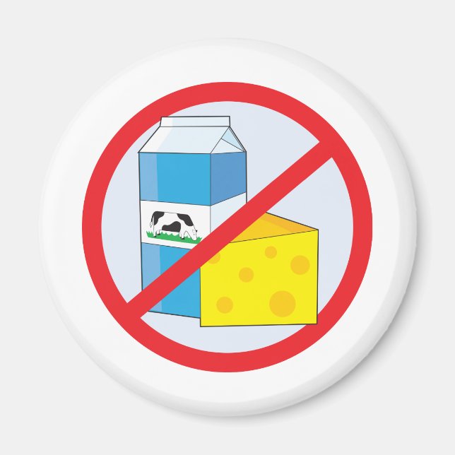 Imán Sin productos lácteos (Frente)