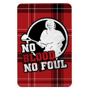 Imán Sin Sangre No Foul Lacrosse Magnet