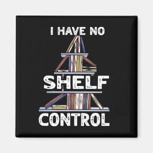 Imán Sin Shelf Control Libro gracioso Leer Bookworm