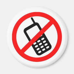 Imán Sin teléfonos móviles