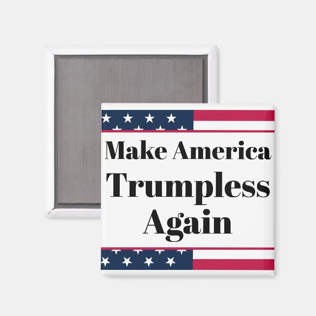 Imán sin Trump (Anverso/Reverso)