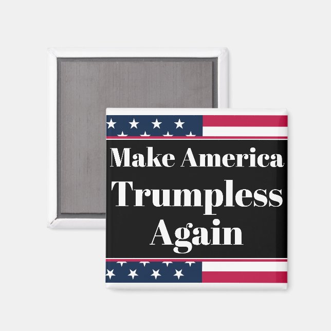 Imán sin Trump (Anverso/Reverso)