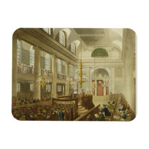 Imán Sinagoga, duques Place, Houndsditch, de Ackerman