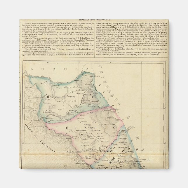 Imán Sinaloa, México (Frente)