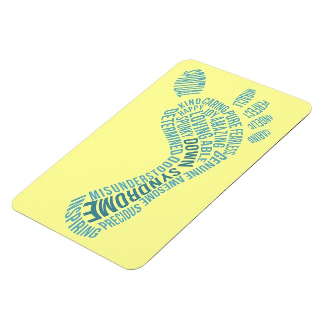 Imán Síndrome de Down Conciencia (Lado Izquierdo)