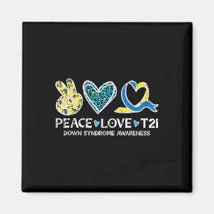 Imán Síndrome de Down Conciencia Paz Amor T21 Mujeres d