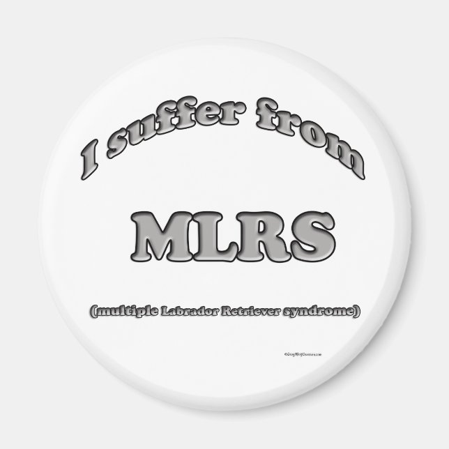 Imán Síndrome de Labrador Recuperador - Magnet (Frente)