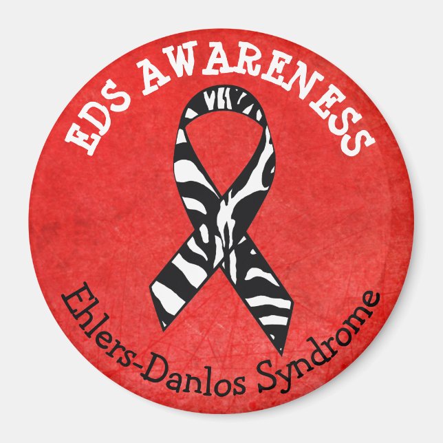 Imán Síndrome de Red Zebras EDS Ehlers-Danlos Magnet (Frente)