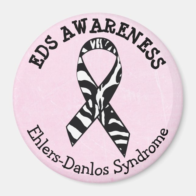 Imán Síndrome de Zebras EDS Ehlers-Danlos Magnet (Frente)