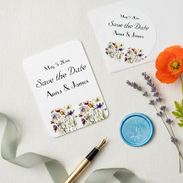 Imán Sinfonía de flores silvestres: arte acuático vibra