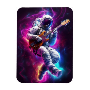 Imán Sinfonía del vacío   Astronauta Neon Cyberpunk