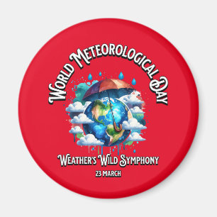 Imán Sinfonía Salvaje de Weathers. Día Meteorológico Mu