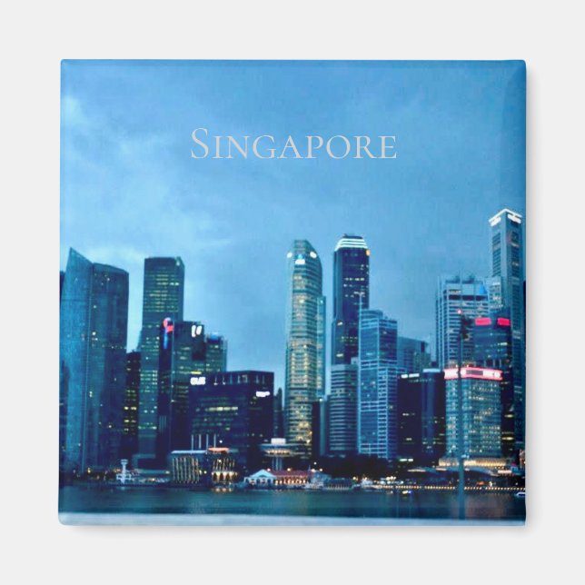 Imán Singapore Magnet  (Frente)