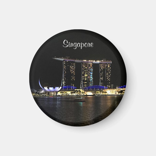 Imán Singapur Marina Bay Sands #1 Magnet (Frente)